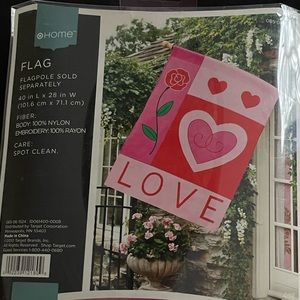 Brand new Valentines Day Flag.